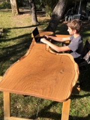 Oak Computer Desk